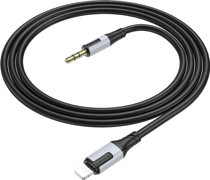 Аудиокабель Borofone BL19 Creator digital audio conversion cable iP Black (6941991108327) - изображение 4