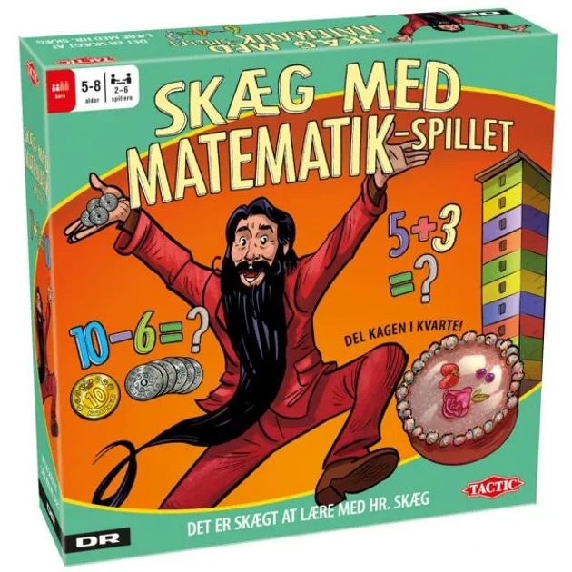 Gra planszowa Tactic Skæg med Matematik (edycja duńska) (53352) (6416739533520) - obraz 1