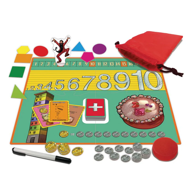 Gra planszowa Tactic Skæg med Matematik (edycja duńska) (53352) (6416739533520) - obraz 2