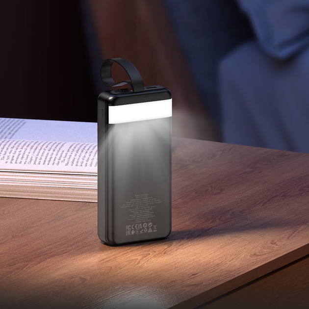 Powerbank Hoco J123B 30000mAh Black - obraz 7