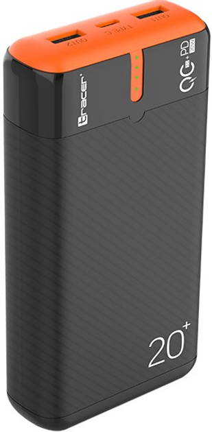 Powerbank Tracer EnerGen 20000mAh Black/Orange (TRABAT47516) - obraz 2