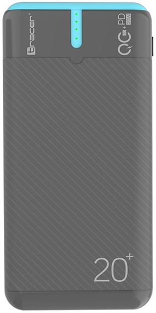 Powerbank Tracer EnerGen 20000mAh Grey/Blue (TRABAT47517) - obraz 1
