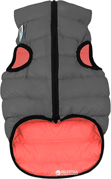 Двусторонняя курточка для собак Airy Vest для маленьких собак XS 25 Кораллово-серая (1667) - Фото 2 Двусторонняя курточка для собак Airy Vest для маленьких собак XS 25 Кораллово-серая (1667) - изображение 2