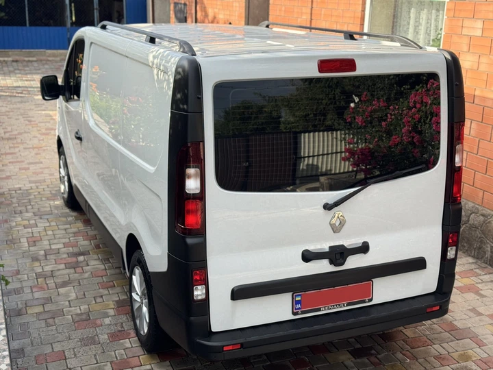 Черные рейлинги Короткая, Пластиковые Ножки для Renault Trafic 2015- гг - изображение 5