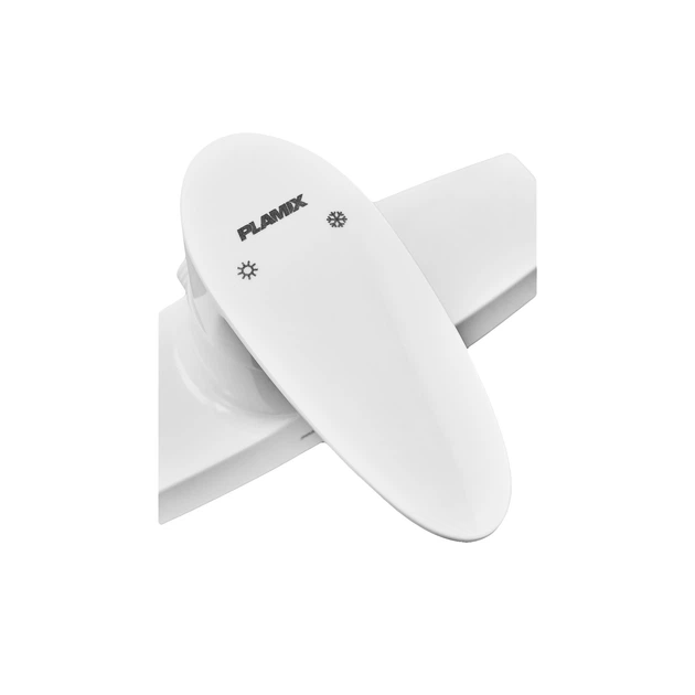 Смеситель для душевой кабины Plamix Cezar-003 SET White (со шлангом, воронкой и кронштейном) (PM066 - изображение 5