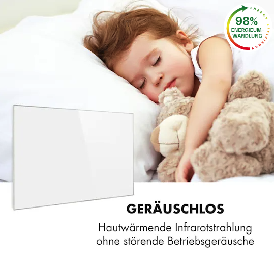 Инфракрасный нагреватель Klarstein Wonderwall Air 96 120x81см, 960Вт, настенный - изображение 5