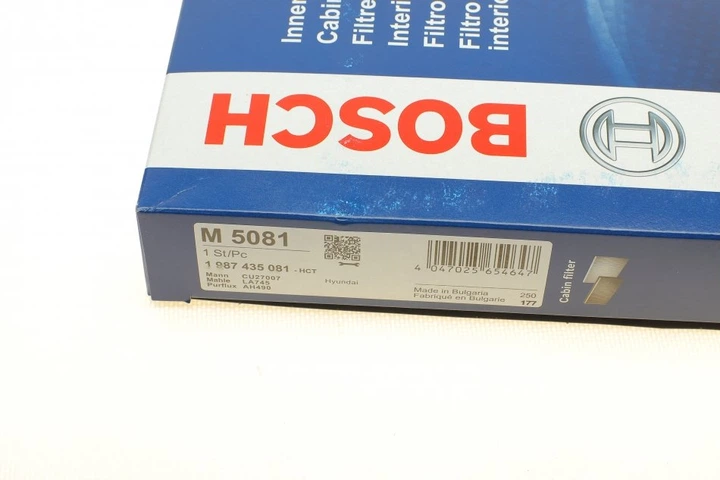 Фильтр салона BOSCH 1987435081 Hyundai IX55, Santa Fe S971332B005AT, 971332B005AT, 971332B005 - изображение 5