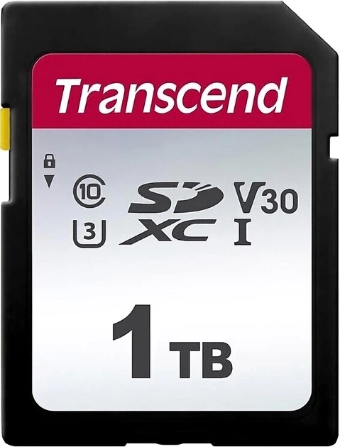 Карта пам'яті Transcend 1TB SDXC UHS-I U3 (TS1TSDC300S) - Фото 1 Карта пам'яті Transcend 1TB SDXC UHS-I U3 (TS1TSDC300S) - зображення 1