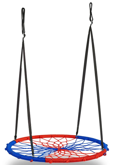 Huśtawka Neo-Sport Bocianie gniazdo Swingo NS-104 95 cm Niebiesko-czerwona (5903890617677) - obraz 1