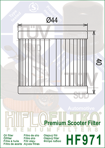 Фильтр масляный HIFLO FILTRO (HF971) - изображение 2