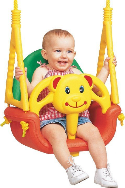Huśtawka dziecięca Ricokids 3 w 1 Miś 424 (5902596153496) - obraz 3