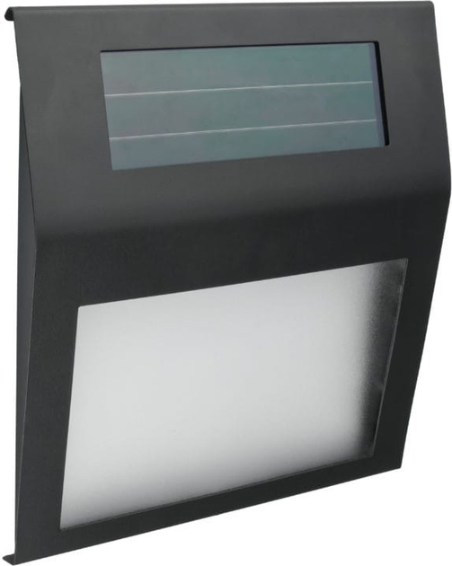 Lampa ścienna solarna DPM SBT01B z numerem budynku Black (5906881220993) - obraz 1