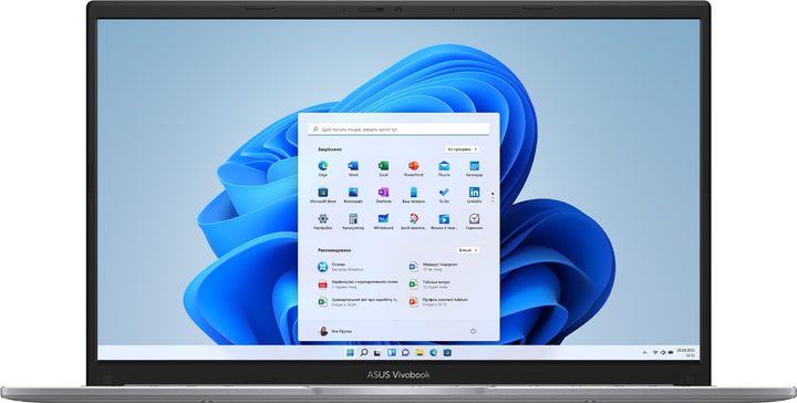 Ноутбук ASUS Vivobook 15 X1504VA (X1504VA-BQ041W) Cool Silver - зображення 1