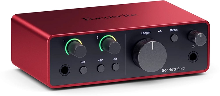 Аудіоінтерфейс Focusrite SCARLETT SOLO USB-C 4TH GEN - зображення 3