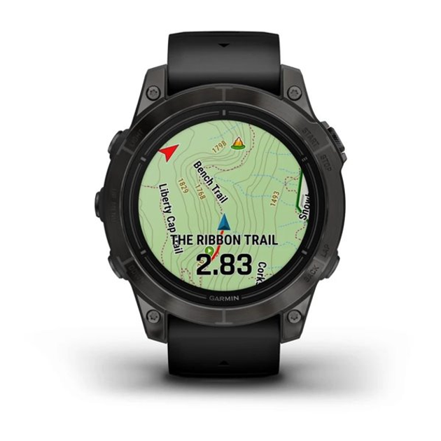 Смарт-годинник Garmin epix Pro (Gen 2) Sapphire Edition 47 mm Carbon Grey DLC Titanium with Black Band (010-02803-11) - зображення 7