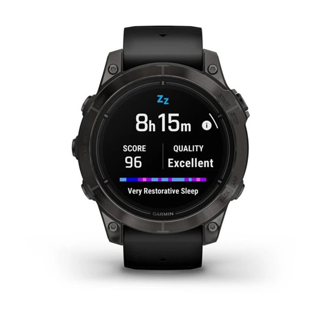Смарт-годинник Garmin epix Pro (Gen 2) Sapphire Edition 47 mm Carbon Grey DLC Titanium with Black Band (010-02803-11) - зображення 8