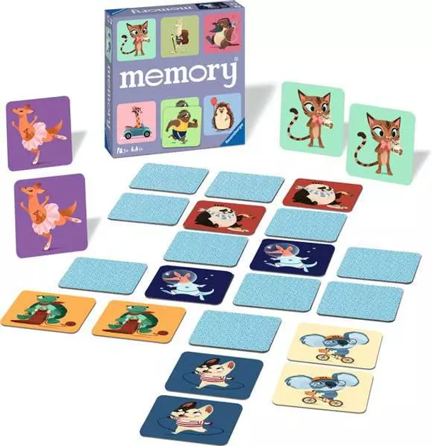 Gra planszowa Ravensburger Memory Wild World of Animals (4005556203604) - obraz 2