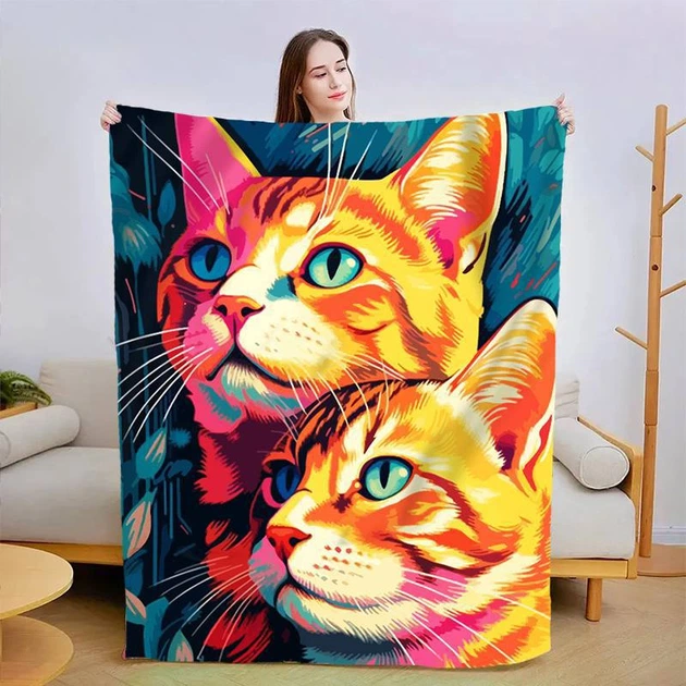 Плед 3D Картина котиков 13452 160х200 см - изображение 2
