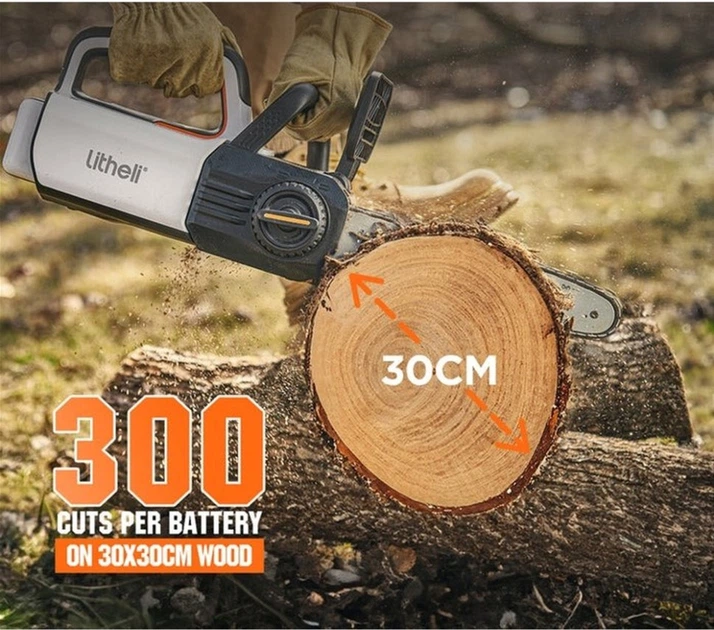 Аккумуляторная цепная пила Litheli питание от павербанка УМБ Litheli Power Bank 10000 мАч 45 Вт 2 А в комплекте (U20CS00-0U220) - Фото 4 Аккумуляторная цепная пила Litheli питание от павербанка УМБ Litheli Power Bank 10000 мАч 45 Вт 2 А в комплекте (U20CS00-0U220) - изображение 4