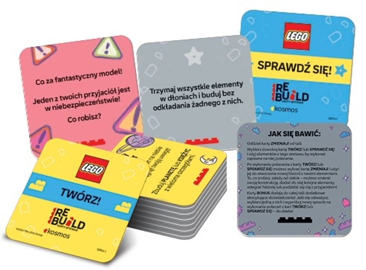 Zestaw zabawkovy Ameet Lego Books Rebuild karty wyzwań Kosmos ACP-6602 (9788325345211) - obraz 2