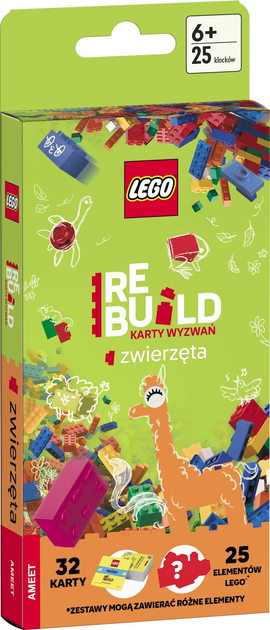 Ігровий набір Ameet Lego Відновлення книг Картки викликів Тварини ACP-6603 (9788325345228) - зображення 1