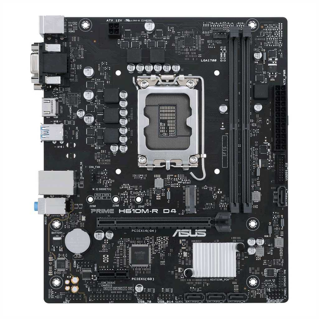 Материнская плата Asus Prime H610M-R D4-SI Socket 1700 - изображение 1