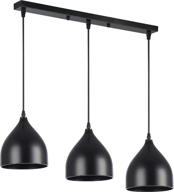 Żyrandol wiszący DPM SL-0116 3 x E27 Black (5906881231227) - obraz 1