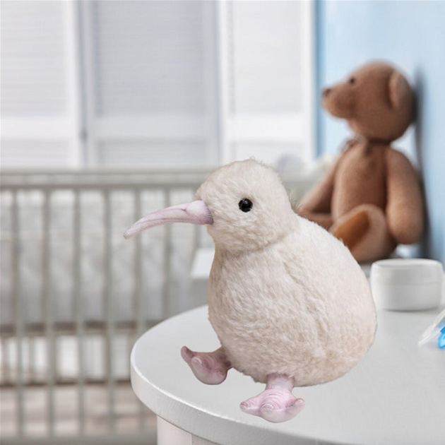 Maskotka-przytulanka Lean Toys Ptak Kiwi Biały 21 cm 13843 (5905991033349) - obraz 3