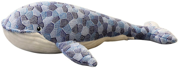 Maskotka Lean Toys Wieloryb Szary 110 cm 16395 (5905679079058) - obraz 1