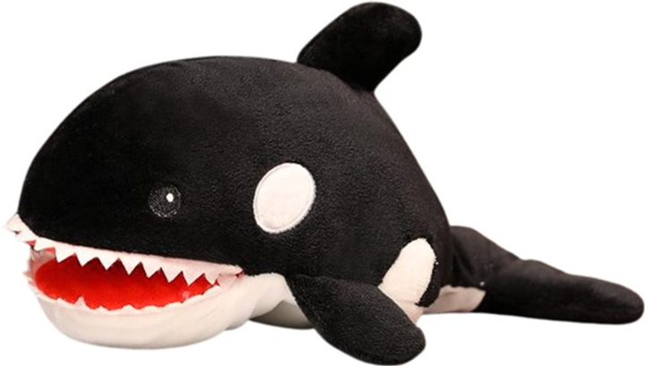 Maskotka-pacynka Lean Toys Orka Oceaniczna 30 cm 16403 (5905679079133) - obraz 1