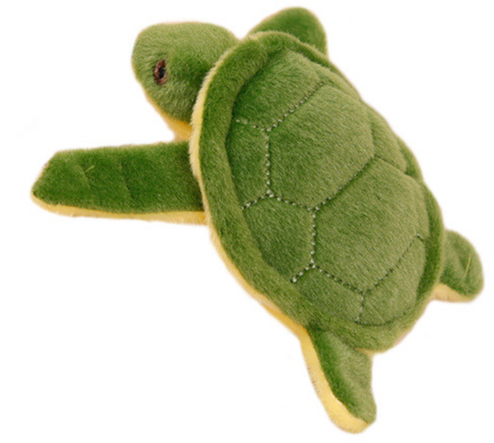 М'яка іграшка-брелок Lean Toys Черепаха з пищалкою Зелена 15 см 16432 (5905679079423) - зображення 1