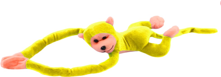 М'яка іграшка Lean Toys Мавпа зі звуком Жовта 80 см 16821 (5905884451380) - зображення 3