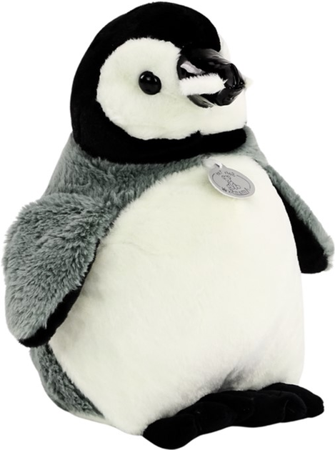 М'яка іграшка Lean Toys Пінгвін Сірий 30 см 16854 (5905884451717) - зображення 1