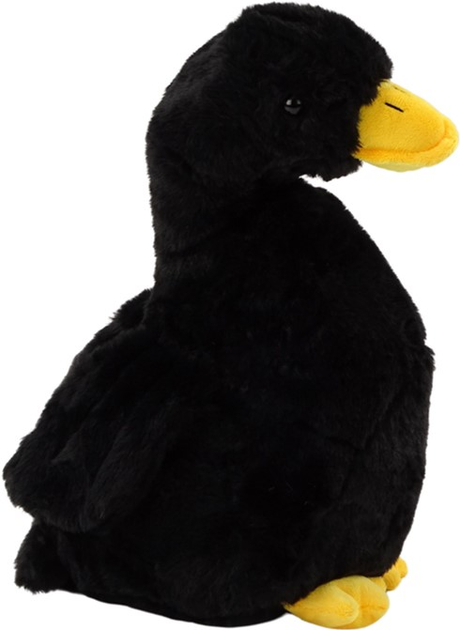 Maskotka-przytulanka Lean Toys Gęś Czarny 30 cm 19684 (5905991010593) - obraz 1