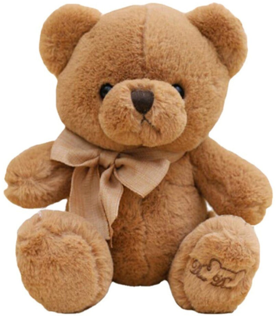 Maskotka-przytulanka Lean Toys Miś z kokardką Brązowy 40 cm 21916 (5905991042716) - obraz 1