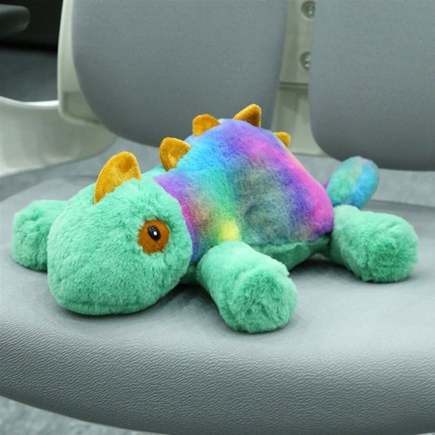 Maskotka-przytulanka Lean Toys Kameleon Kolorowy 45 cm 22151 (5905991045076) - obraz 2
