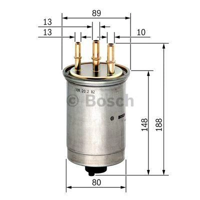Фильтр топливный Bosch 0 450 906 508 - изображение 5