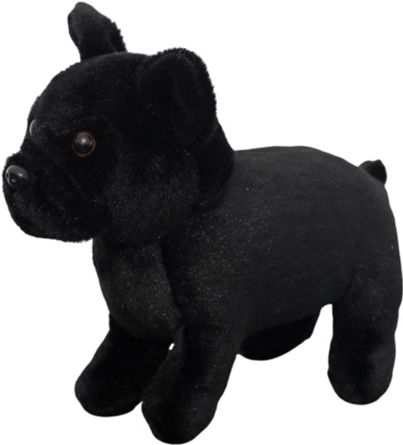 Maskotka-przytulanka Lean Toys Pies Czarny 19 cm 22446 (5905991048022) - obraz 1