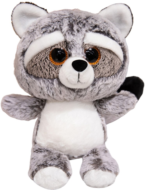 Maskotka-przytulanka Lean Toys Szop Szary 22 cm 22117 (5905991044734) - obraz 1