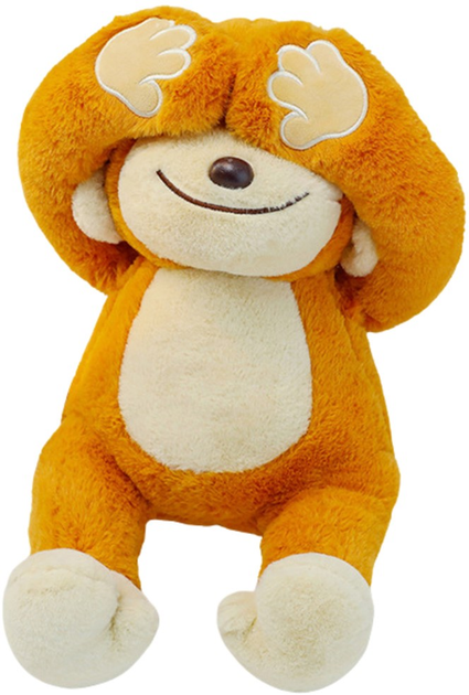 М'яка іграшка Lean Toys Мавпа з магнітами в лапках Коричнева 23 см 22118 (5905991044741) - зображення 2