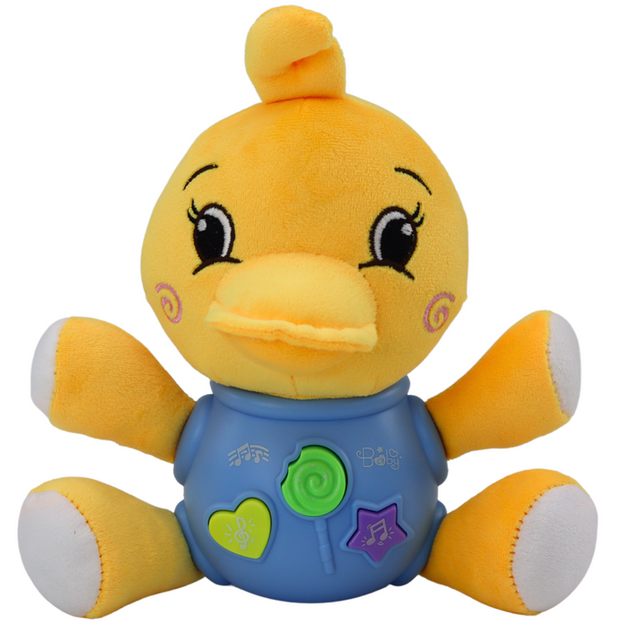 Інтерактивна іграшка Lean Toys Качка Жовта 19 см 17536 (5905991003854) - зображення 1
