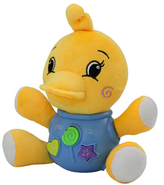 Інтерактивна іграшка Lean Toys Качка Жовта 19 см 17536 (5905991003854) - зображення 2