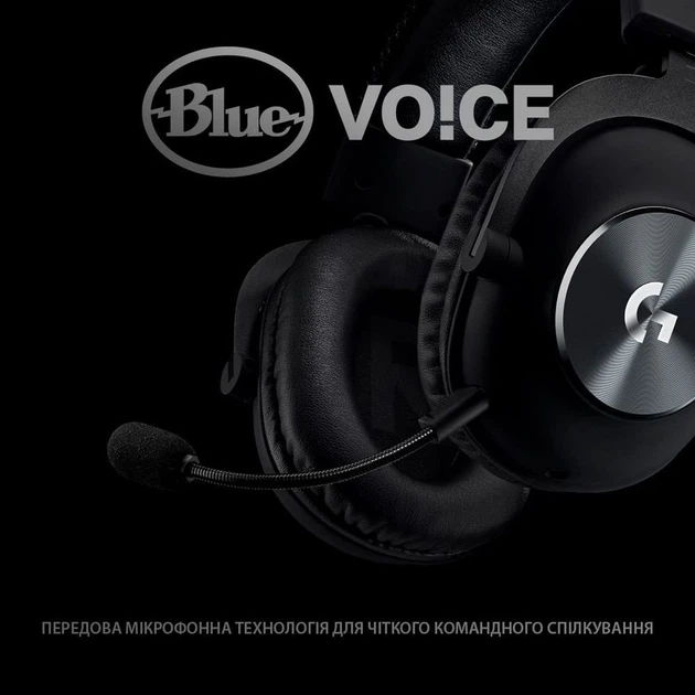 Навушники Logitech G PRO X with Stand Black (991-000358) - Фото 3 Навушники Logitech G PRO X with Stand Black (991-000358) - зображення 3