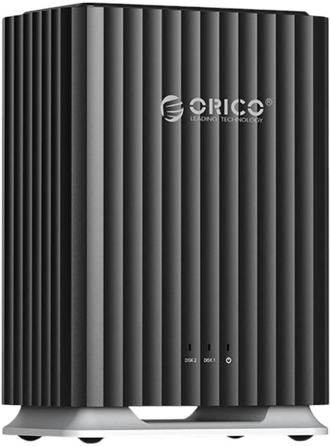 Док-станція Orico 9728C3 для 2 x 2.5" HDD/SSD / 3.5" HDD Black (6942227137517) - зображення 1