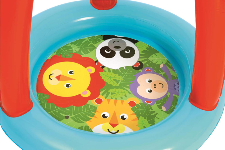 Basenik dmuchany dla dzieci Bestway Fisher-Price z daszkiem i piłeczkami 89 x 89 x 84 cm 93541 (6942138961843) - obraz 5