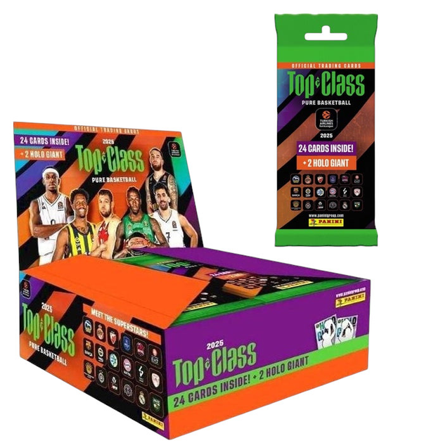 Набір колекційних карток Panini Euroleague Top Class: Display of 10 Special Packs 108356 (8051708023954) - зображення 3