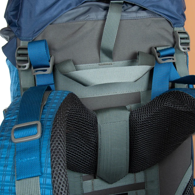 Большой туристический рюкзак Royal Mountain 75л PR-250618-40555 голубой - Фото 6 Большой туристический рюкзак Royal Mountain 75л PR-250618-40555 голубой - изображение 6