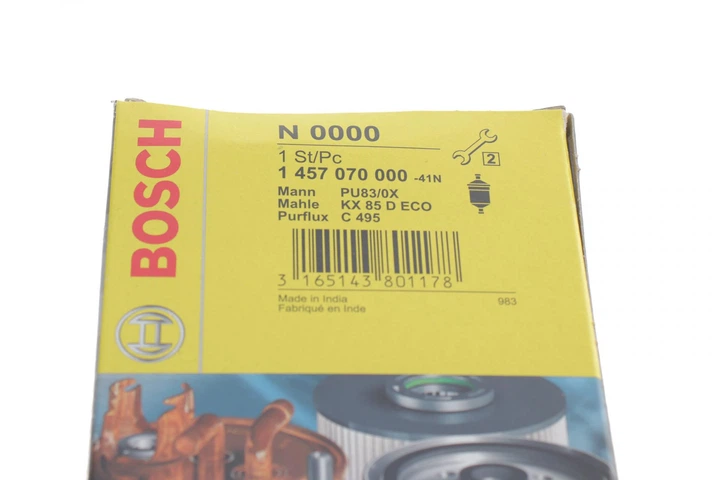Фильтр топливный Citroen Berlingo/Peugeot Partner 2.0HDi 99-05 сис-ма Siemens К-кт - 1 457 070 000 BOSCH - Фото 5 Фильтр топливный Citroen Berlingo/Peugeot Partner 2.0HDi 99-05 сис-ма Siemens К-кт - 1 457 070 000 BOSCH - изображение 5