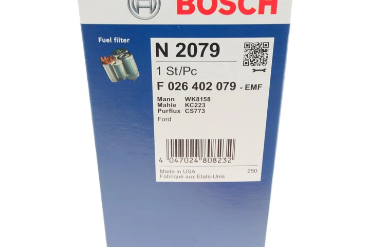 Фильтр топливный Ford Transit 2.2-3.2TDCi 06-14 - F 026 402 079 BOSCH - Фото 6 Фильтр топливный Ford Transit 2.2-3.2TDCi 06-14 - F 026 402 079 BOSCH - изображение 6