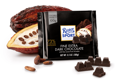 Чорний шоколад Ritter Sport Елітний гіркий 73% какао 100 г (3706955) - Фото 1 Чорний шоколад Ritter Sport Елітний гіркий 73% какао 100 г (3706955) - зображення 1